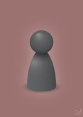 plakat: spillebrik i farven: graphic charcoal - plum-Brætspil-A1two3