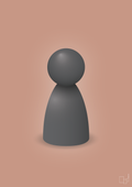 plakat: spillebrik i farven: graphic charcoal - powder-Brætspil-A1two3