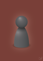 plakat: spillebrik i farven: graphic charcoal - red pepper-Brætspil-A1two3