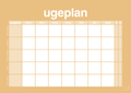 plakat: ugeplan horizontal opgaver - charismatic-Planer-A1two3