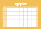 plakat: ugeplan horizontal opgaver - honeycomb-Planer-A1two3