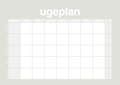 plakat: ugeplan horizontal opgaver - painters white-Planer-A1two3
