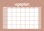 plakat: ugeplan horizontal opgaver - powder-Planer-A1two3