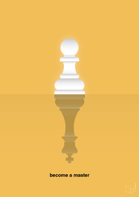 plakat: spillebrik - become a master - honeycomb