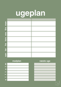 plakat: ugeplan til 2 personer - jade-Planer-A1two3