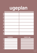 plakat: ugeplan til 2 personer - plum-Planer-A1two3
