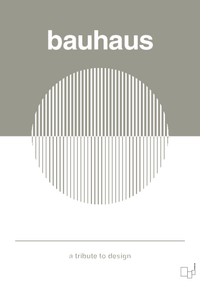 plakat: bauhaus #1 - battleship gray-bauhaus-A1two3