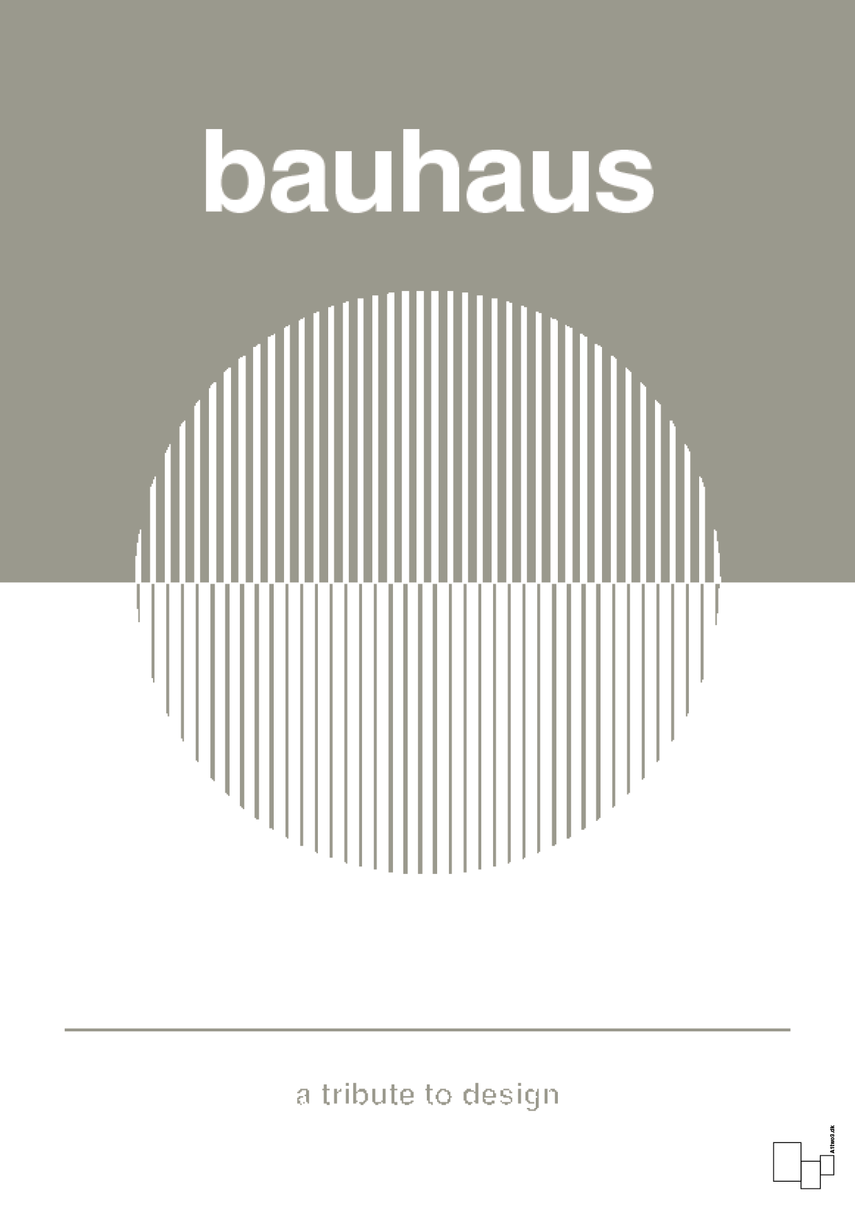 plakat: bauhaus #1 - battleship gray-bauhaus-A1two3