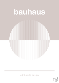 plakat: bauhaus #1 - broken beige-bauhaus-A1two3