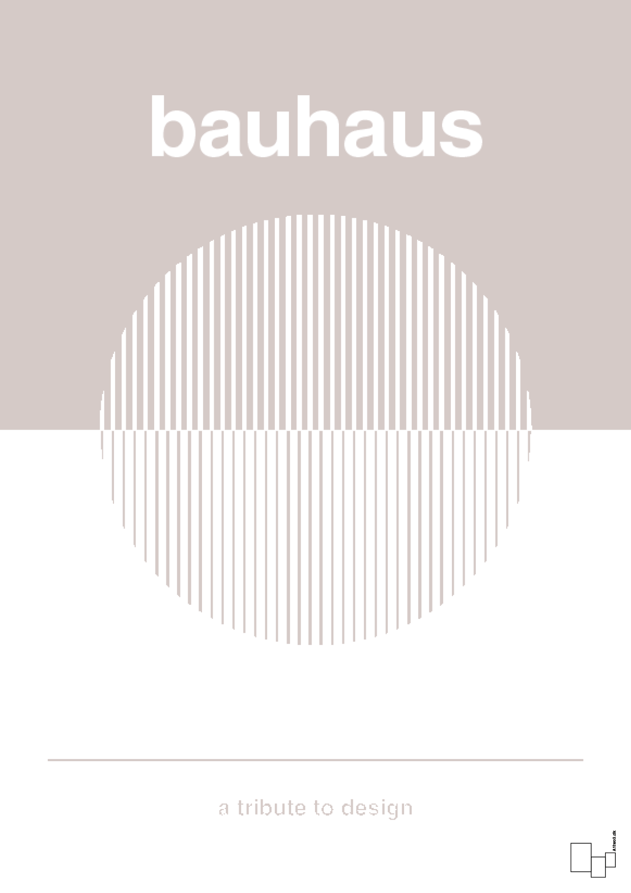 plakat: bauhaus #1 - broken beige-bauhaus-A1two3