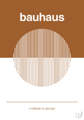 plakat: bauhaus #1 - cognac-bauhaus-A1two3
