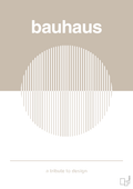 plakat: bauhaus #1 - creamy mushroom-bauhaus-A1two3