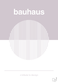plakat: bauhaus #1 - dusty lilac-bauhaus-A1two3