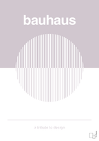 plakat: bauhaus #1 - dusty lilac-bauhaus-A1two3