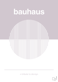 plakat: bauhaus #1 - dusty lilac-bauhaus-A1two3