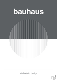 plakat: bauhaus #1 - graphic charcoal-bauhaus-A1two3