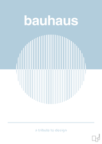 plakat: bauhaus #1 - heavenly blue-bauhaus-A1two3