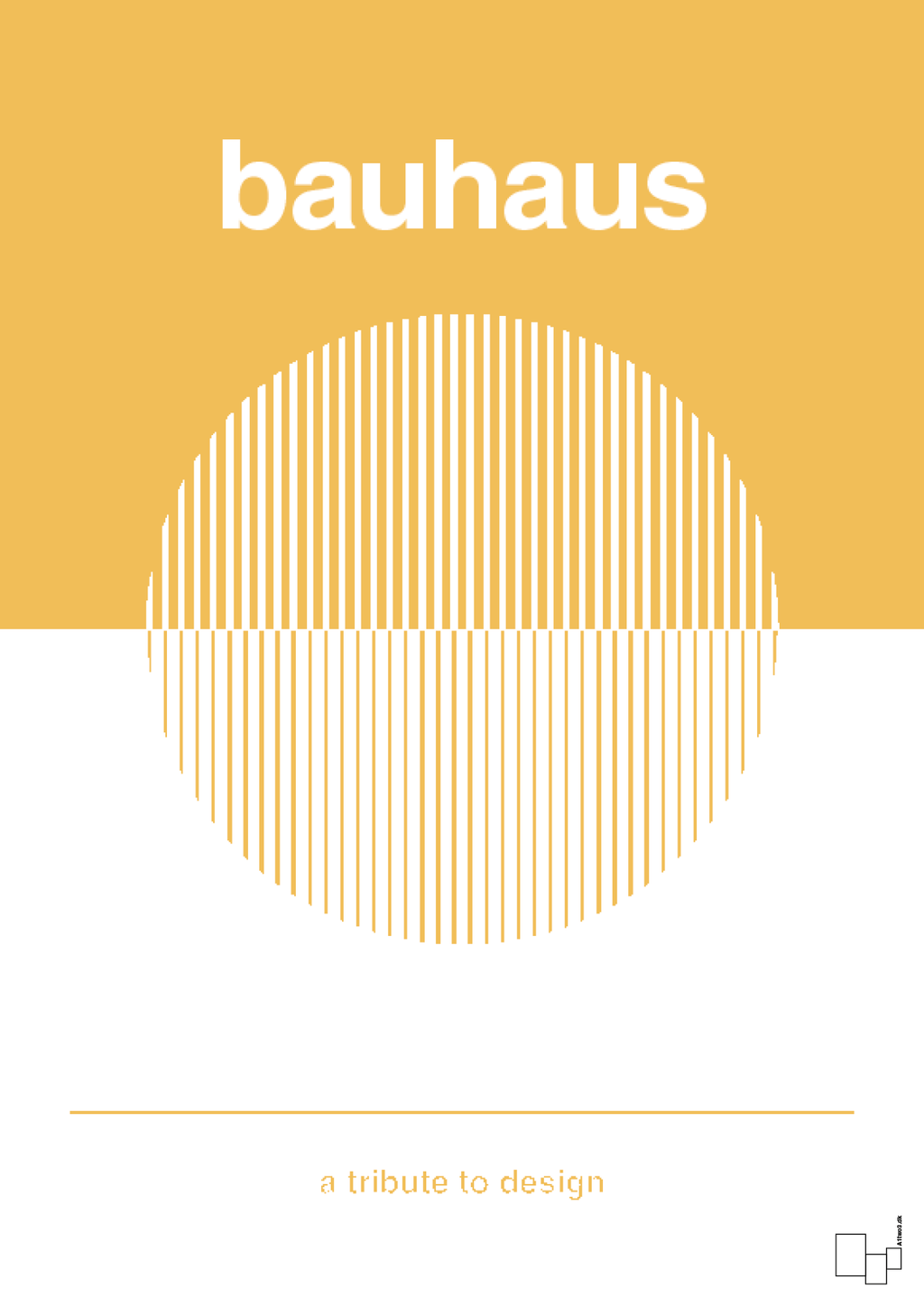 plakat: bauhaus #1 - honeycomb-bauhaus-A1two3