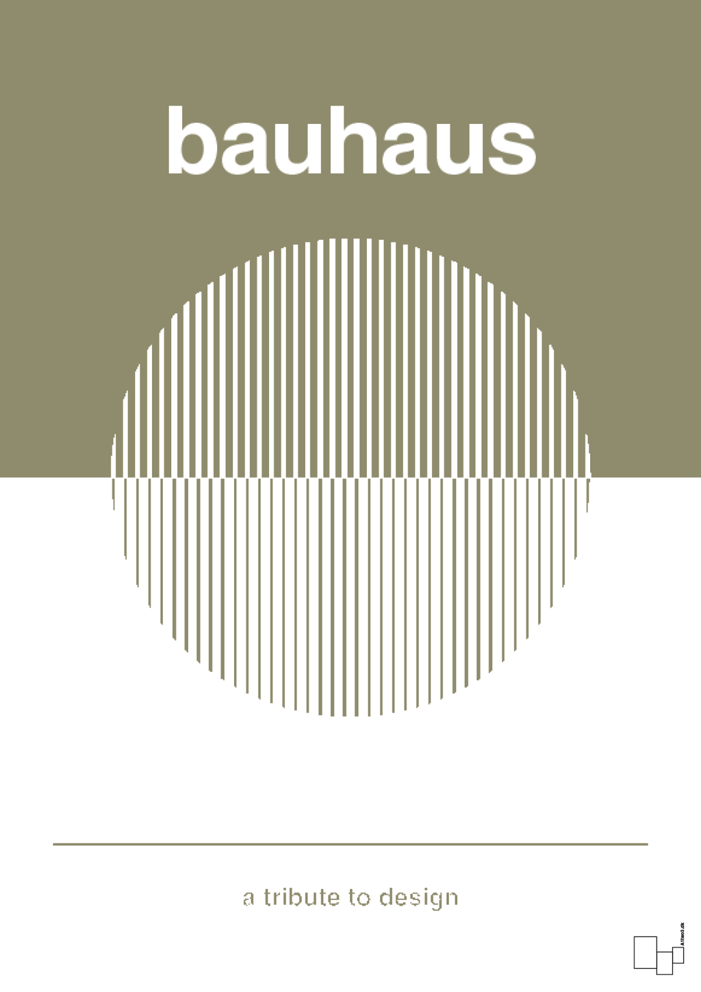 plakat: bauhaus #1 - misty forrest-bauhaus-A1two3