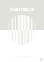 plakat: bauhaus #1 - painters white-bauhaus-A1two3