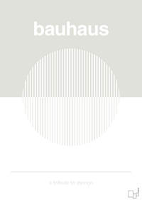 plakat: bauhaus #1 - painters white-bauhaus-A1two3