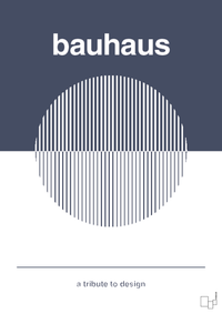 plakat: bauhaus #1 - petrol-bauhaus-A1two3