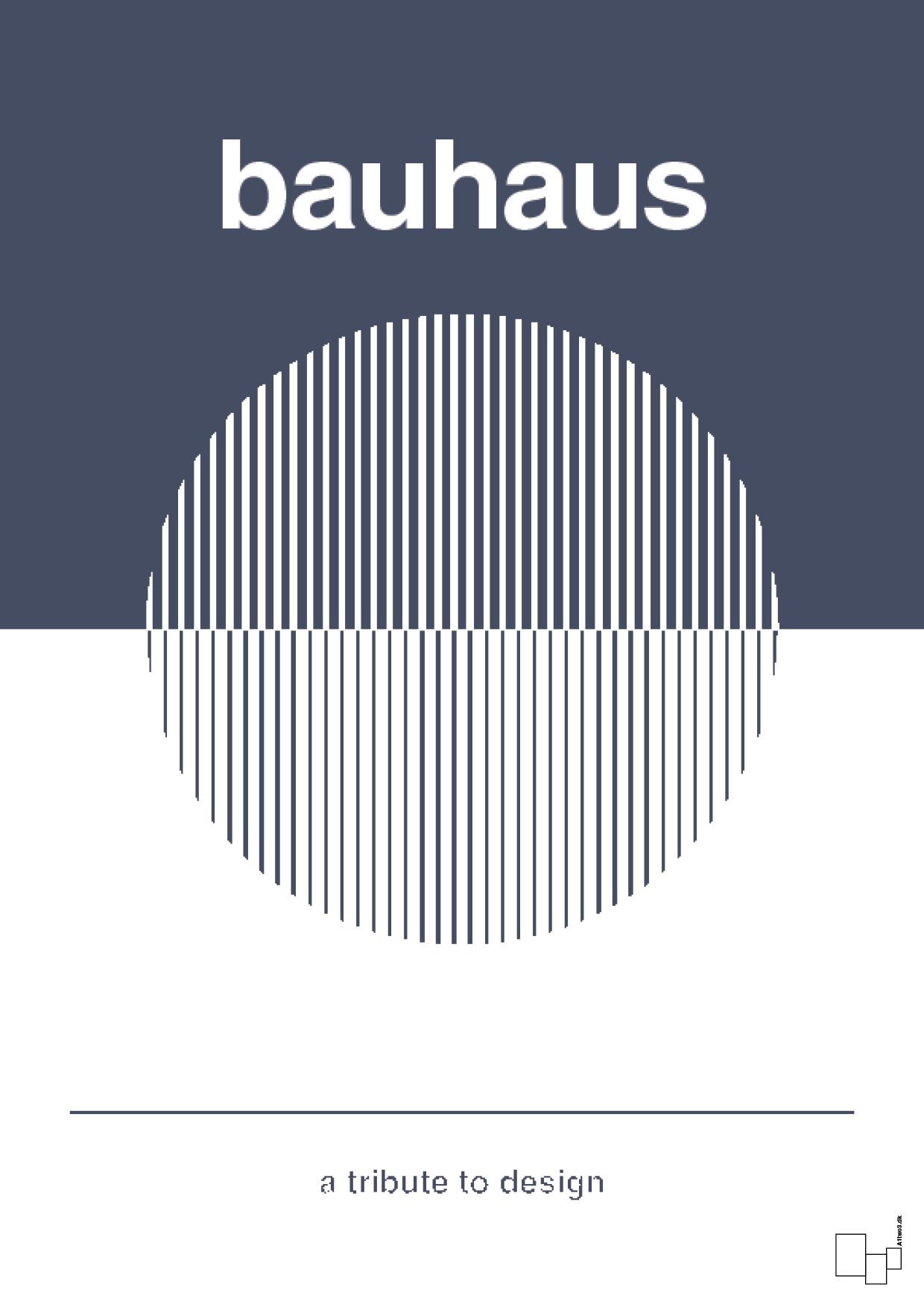 plakat: bauhaus #1 - petrol-bauhaus-A1two3