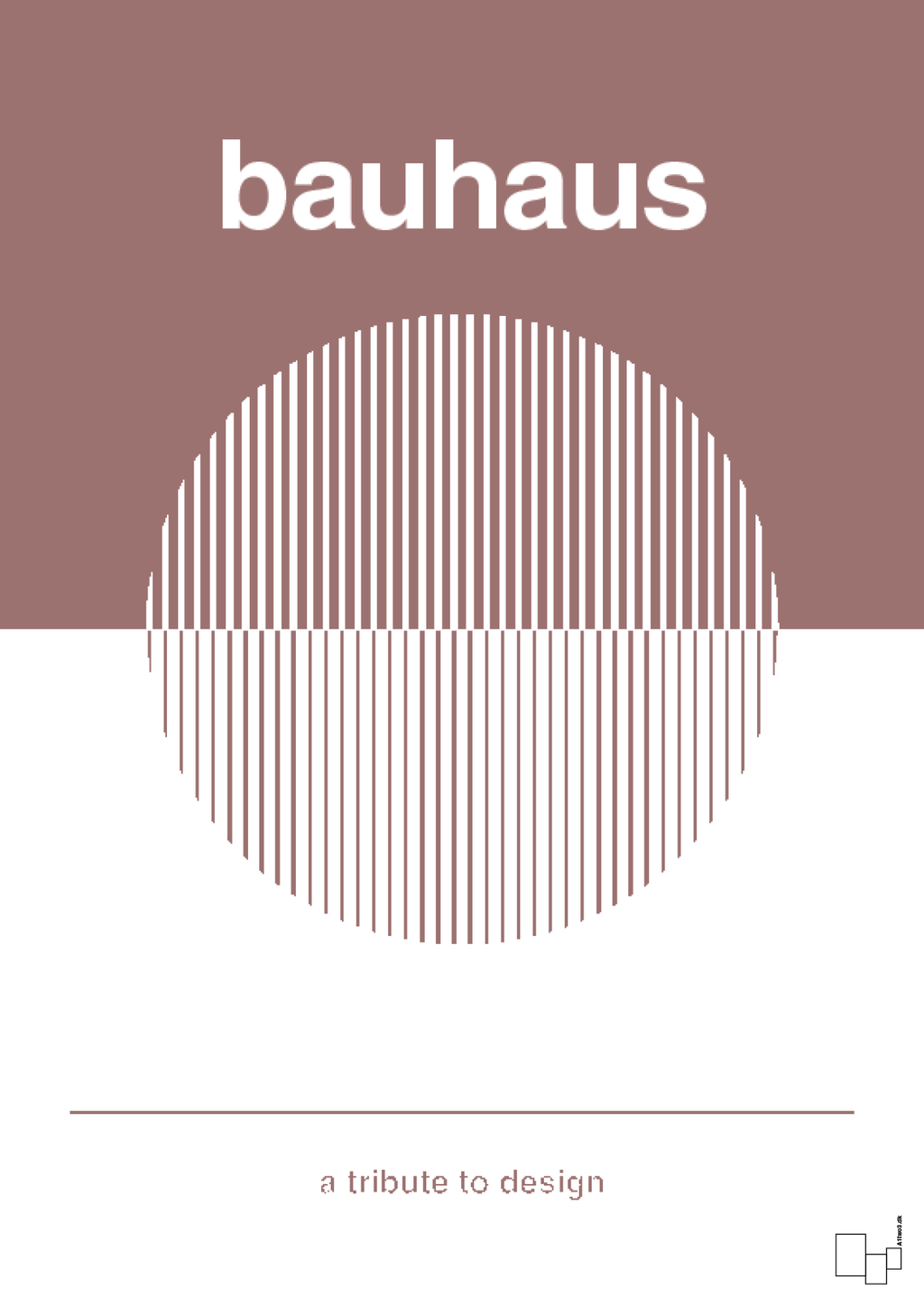 plakat: bauhaus #1 - plum-bauhaus-A1two3