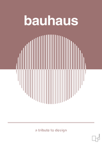 plakat: bauhaus #1 - plum-bauhaus-A1two3