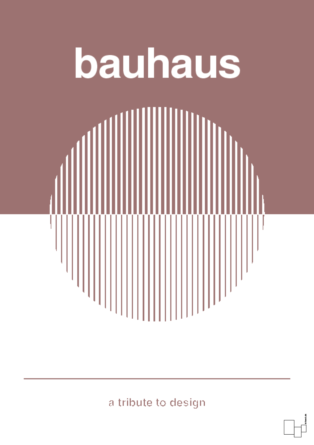 plakat: bauhaus #1 - plum-bauhaus-A1two3