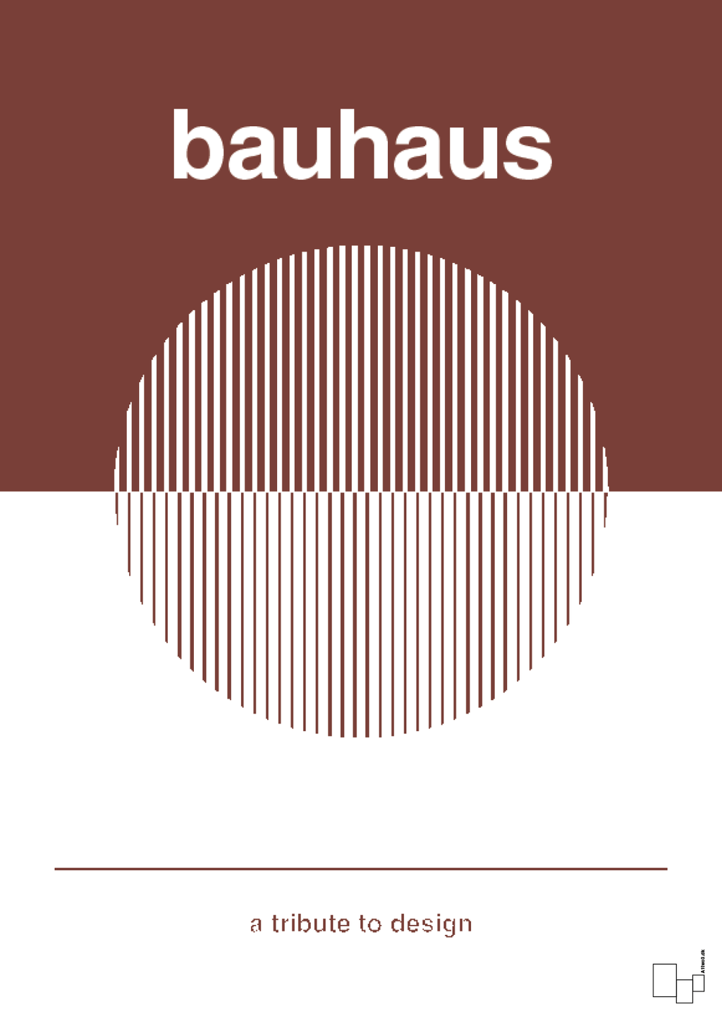 plakat: bauhaus #1 - red pepper-bauhaus-A1two3