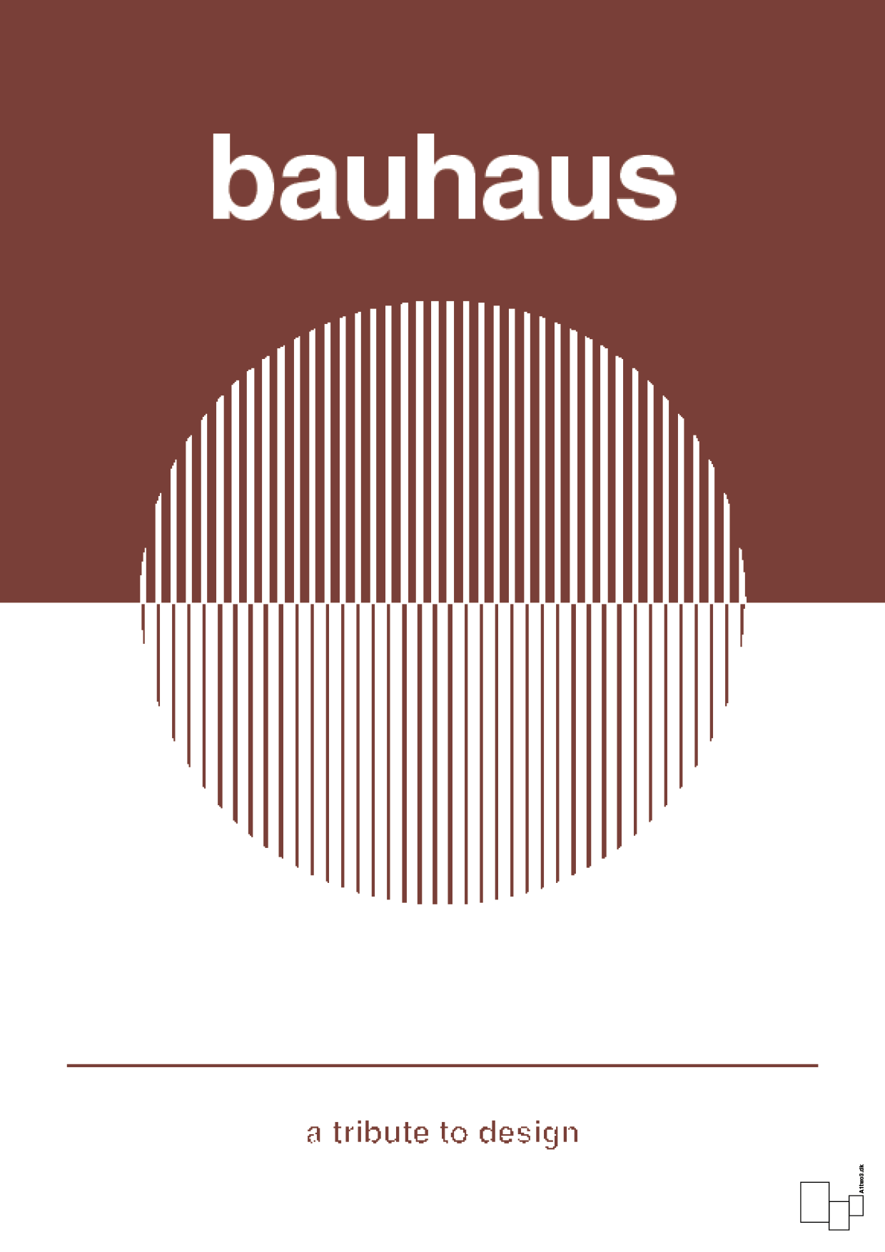plakat: bauhaus #1 - red pepper-bauhaus-A1two3
