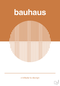 plakat: bauhaus #1 - rumba orange-bauhaus-A1two3