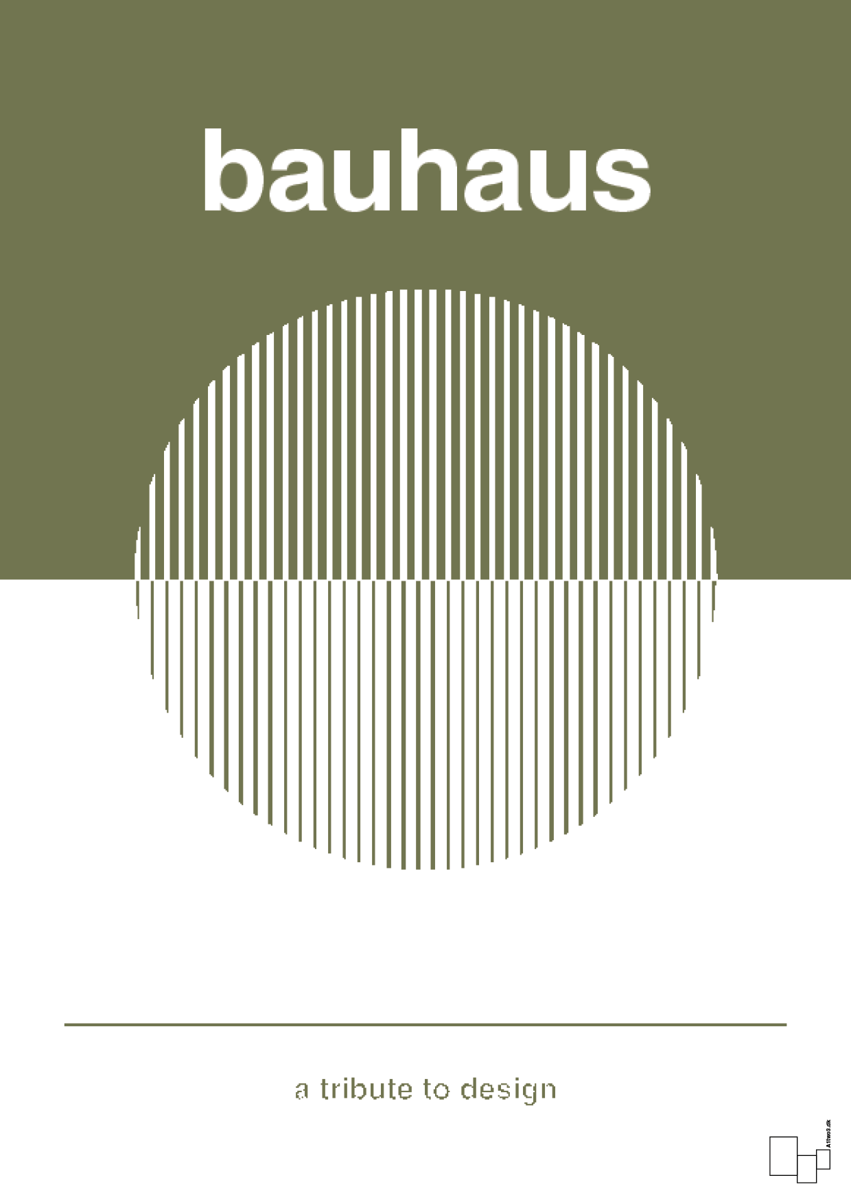 plakat: bauhaus #1 - secret meadow-bauhaus-A1two3