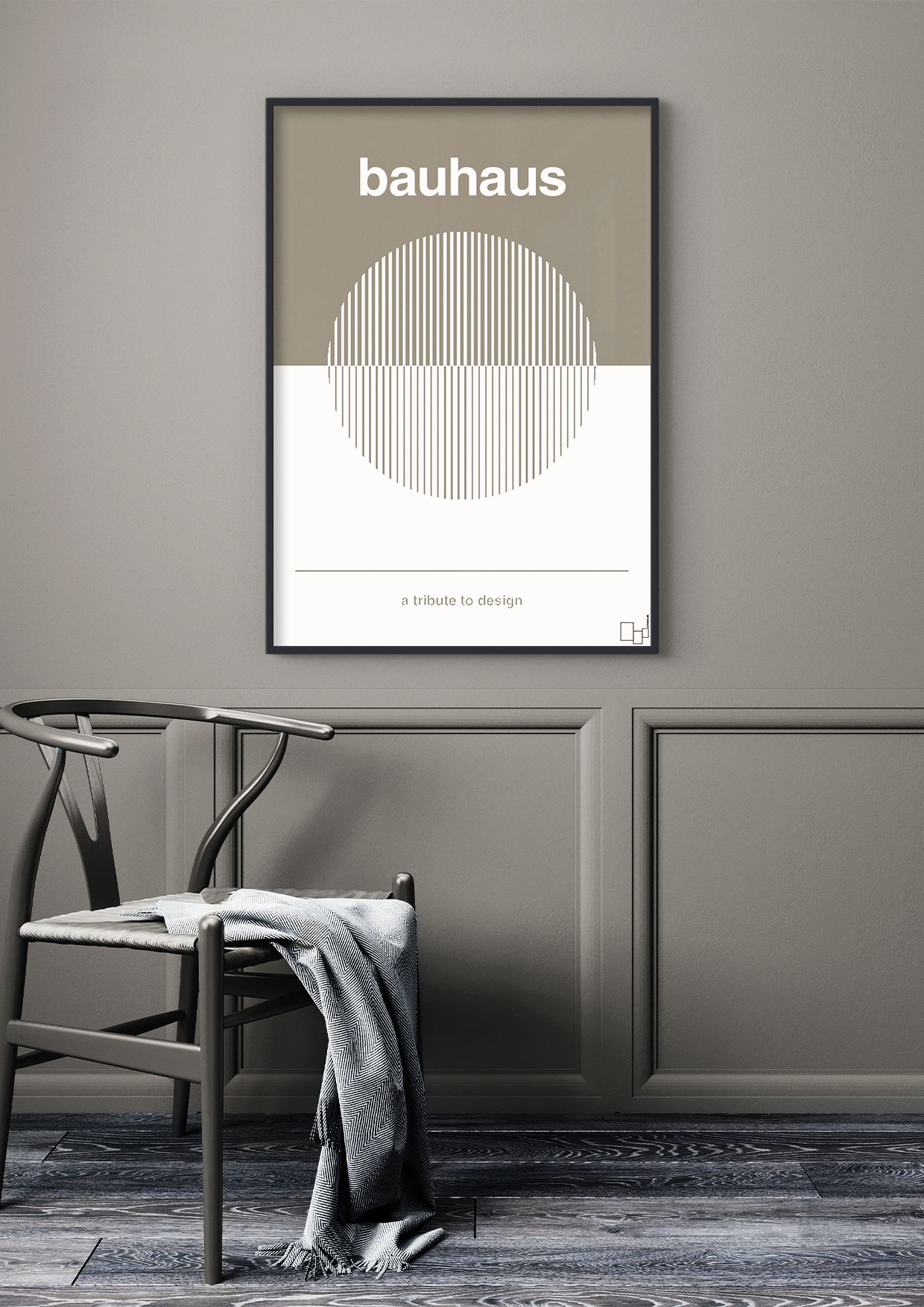 plakat: bauhaus #1 - graphic charcoal-bauhaus-A1two3