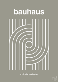 plakat: bauhaus #2 - battleship gray-bauhaus-A1two3