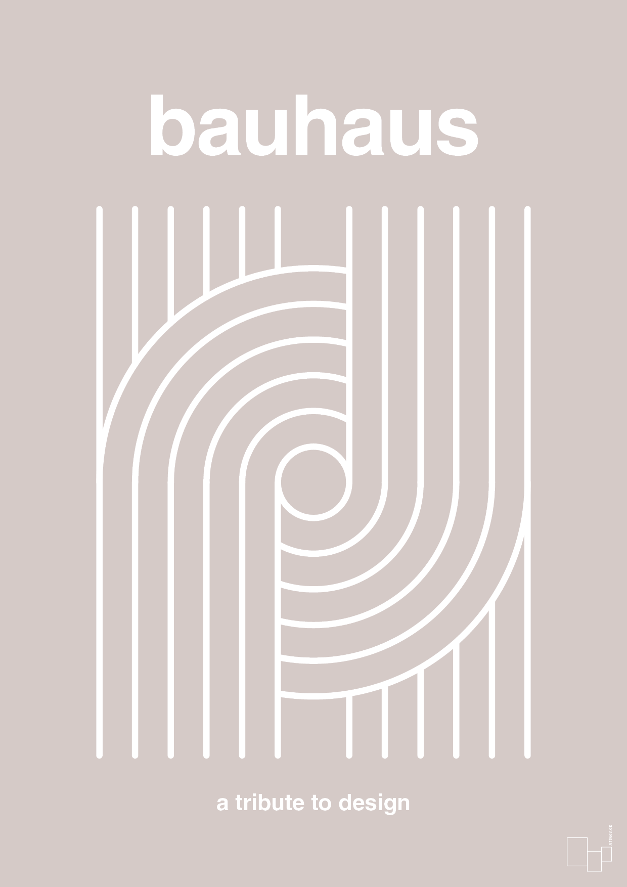 plakat: bauhaus #2 - broken beige-bauhaus-A1two3