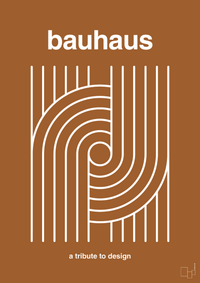 plakat: bauhaus #2 - cognac-bauhaus-A1two3