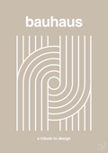 plakat: bauhaus #2 - creamy mushroom-bauhaus-A1two3