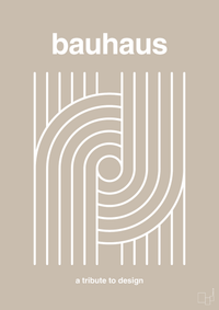 plakat: bauhaus #2 - creamy mushroom-bauhaus-A1two3
