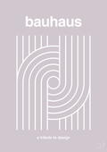 plakat: bauhaus #2 - dusty lilac-bauhaus-A1two3