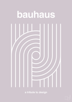 plakat: bauhaus #2 - dusty lilac-bauhaus-A1two3