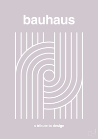 plakat: bauhaus #2 - dusty lilac-bauhaus-A1two3