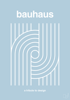 plakat: bauhaus #2 - heavenly blue-bauhaus-A1two3