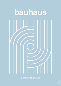 plakat: bauhaus #2 - heavenly blue-bauhaus-A1two3
