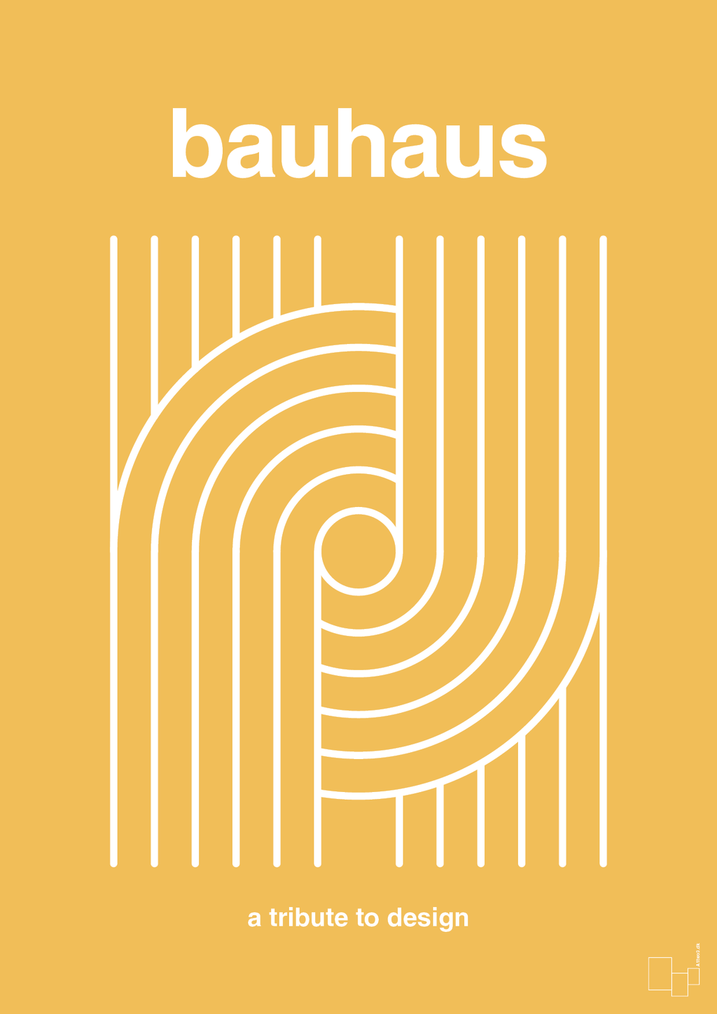 plakat: bauhaus #2 - honeycomb-bauhaus-A1two3