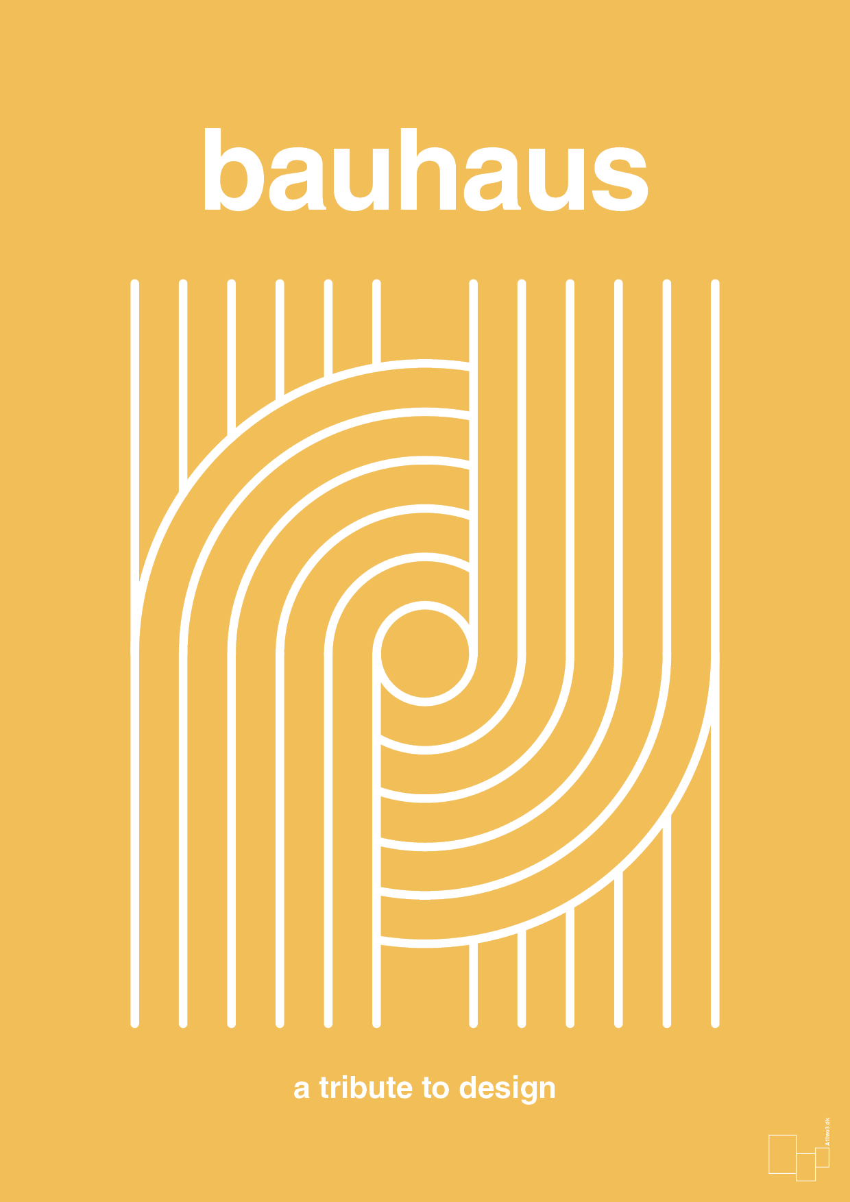 plakat: bauhaus #2 - honeycomb-bauhaus-A1two3
