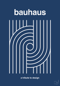 plakat: bauhaus #2 - lapis blue-bauhaus-A1two3