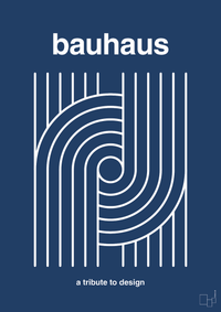 plakat: bauhaus #2 - lapis blue-bauhaus-A1two3