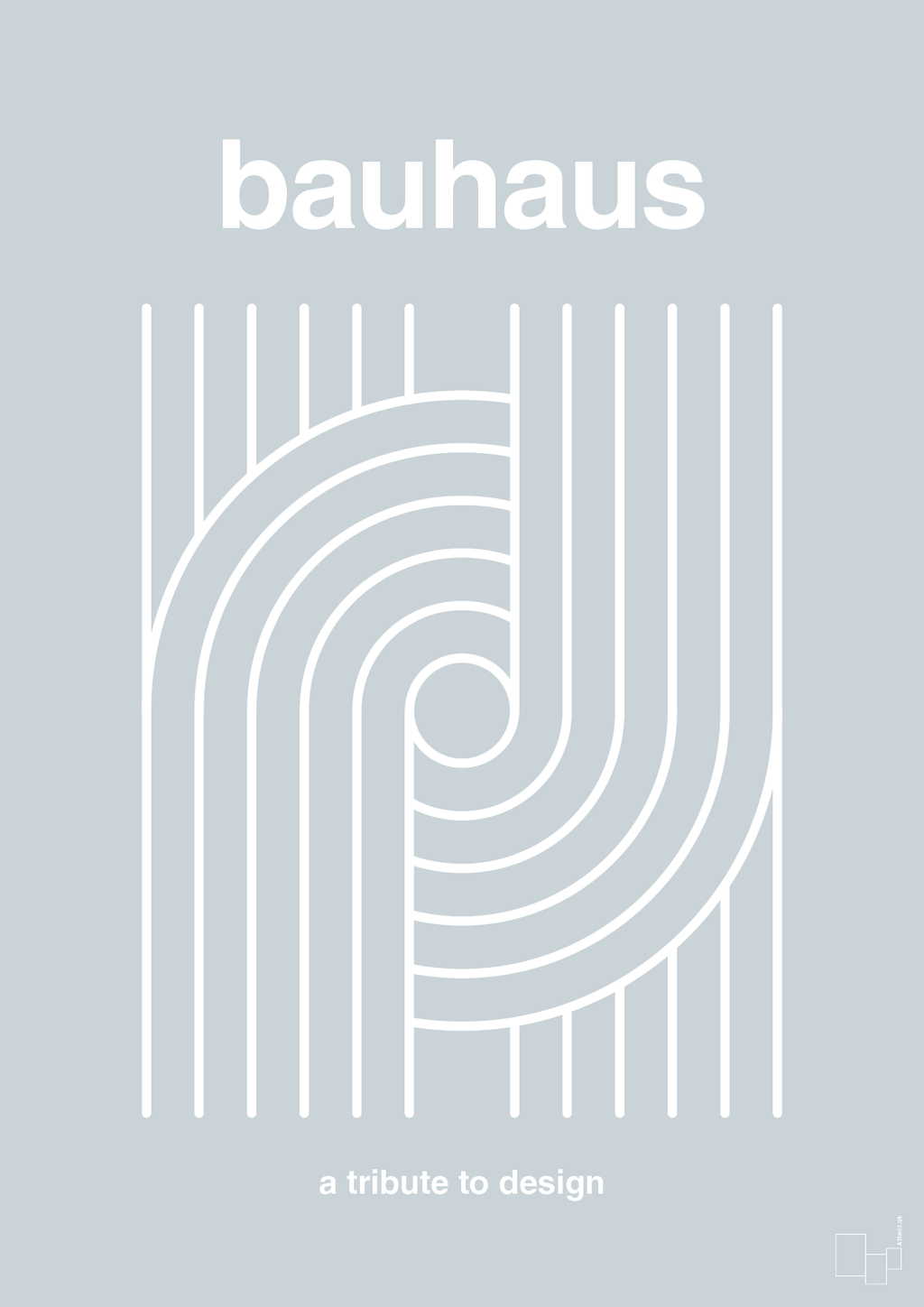 plakat: bauhaus #2 - light drizzle-bauhaus-A1two3